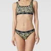 Schlussverkauf ? HUGO ? Bikini-Oberteil Mit Animal-Print Modell ‘BRALETTE LEO’ – Gelb ❤️ 5