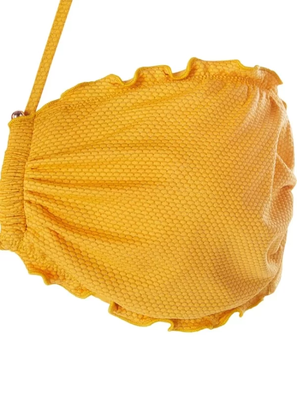 Besorgen ? Seafolly ? Bikini-Oberteil In Bandeau-Form Mit Glitter-Effekt – Gelb ? 4