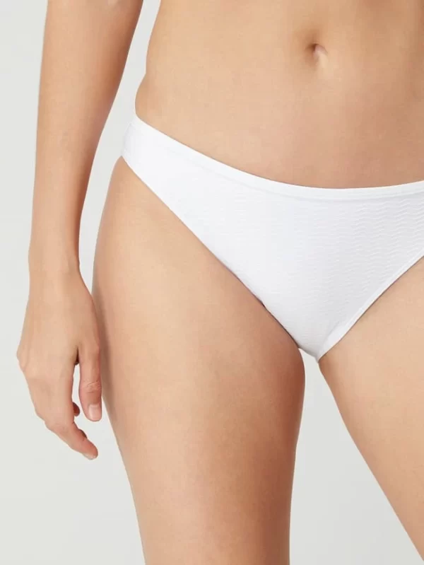 Auslauf ? Calvin Klein Underwear ? Bikini-Hose Mit Hohem Beinausschnitt – Weiß ? 4