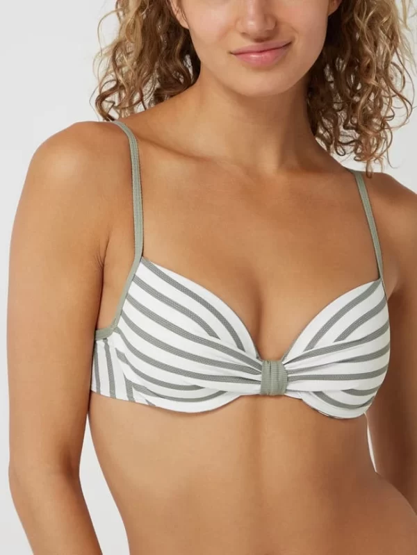 Coupon ? Esprit ? Bikini-Oberteil Mit Wattierten Cups – Olivgrün ? 6