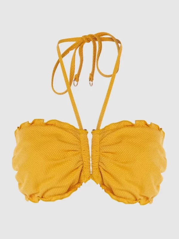 Besorgen ? Seafolly ? Bikini-Oberteil In Bandeau-Form Mit Glitter-Effekt – Gelb ? 3